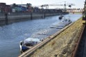 Havarie Wassereinbruch Motorraum beim Schiff Koeln Niehl Niehler Hafen P030